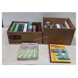 Two boxes of hardback books