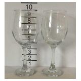Group of 9 wine glasses