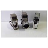 3 Older movie cameras - Bell & Howell Two Twenty