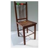 Youth chair marked WoodProd No. 54, Frank Wissig