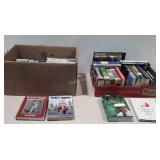 Two boxes of hardback books