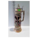 German beer tankard, 19" tall