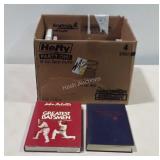 Single box of hardback books