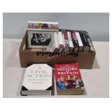 Single box of hardback books