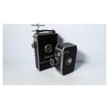 2 Older movie cameras - 1 Paillard - Bolex C8, and