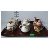 3 Creamer & sugar sets - 1 is Nippon