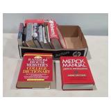 Single box of hardback books
