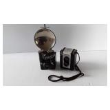 2 Vintage cameras- Brownie Flash Six-20, and Argus