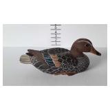 Duck decoy , carved