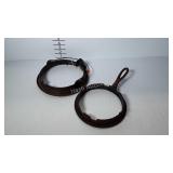 2 Cast iron waffle iron bases only