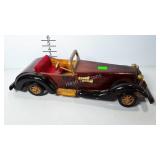 Home decor wooden car, 20" long