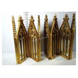 2 Home decor mirrored cathedral window design