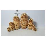 Matryoshka nesting dolls, set of seven