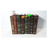 Eight Franklin Library books, including Ulysses,