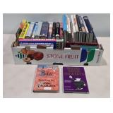 Single box of hardback books
