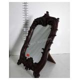 Mirror, self standing makeup style mirror, fancy
