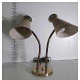 Mid Century Lamp, double adjustable position
