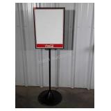 Coca - Cola Message Board Sign, plastic floor