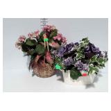 Two everlasting floral arrangements