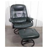 Lounge Room Reclining Swivel Chair with matched