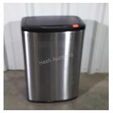Stainless Kitchen Trashcan, button push to open