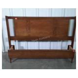 Bed Full size mid century style with low