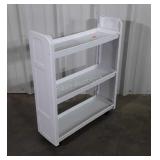 Storage Shelf for cleaning detergents between the