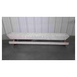 Bench, 86" long pine board made. Many uses here,