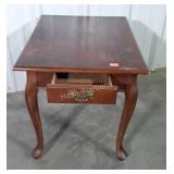 End Table with drawer, needs refinished or