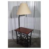 Lamp Stand, magazine base combo floor lamp