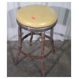Vintage Kitchen Stool, 13" seat x 23" high, shows