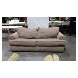 Sleeper Sofa. Pillow back type cushions, used