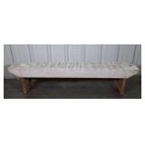 Bench 74" long pine board made multi purpose