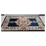 Small wool area rug. ROYAL PALACE HANDMADE RUG.