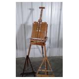 Artist Easel Group. Professional grade field art