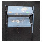 Folding kitchen step stool