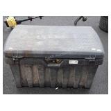 Plastic storage box but has no key 34 inches long