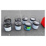 Five buckets of seed patch