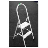 Folding kitchen step ladder
