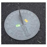Brass sundial