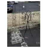Iron Works Garden lawn Decor lot. 5pcs total,