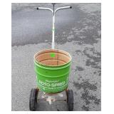 Broadcast Spreader, metal hopper by Imperial Roto