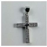.10ctw diamond cut white sapphire 925 Sterling