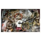 Box of costume jewelry