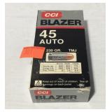 Ammo, Blazer 230gr 45 auto