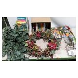 Group lot: books, door hardware, fridge magnets,
