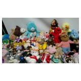 Group lot of stuffed animals and miscellaneous