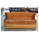 Pine Bench. Look here folks, Bench Seat highback