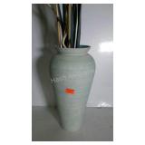 Ceramic vase with faux botanicals. Home decor