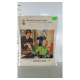 Life Magazine advertising page in plastic sheath.